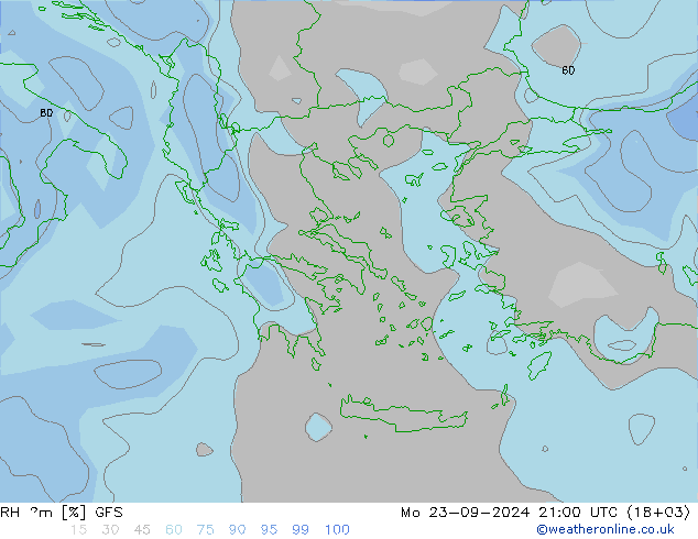 RV 2m GFS ma 23.09.2024 21 UTC