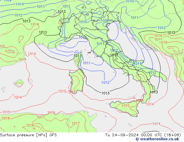 GFS: Sa 24.09.2024 00 UTC