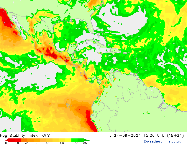 Fog Stability Index GFS Ter 24.09.2024 15 UTC