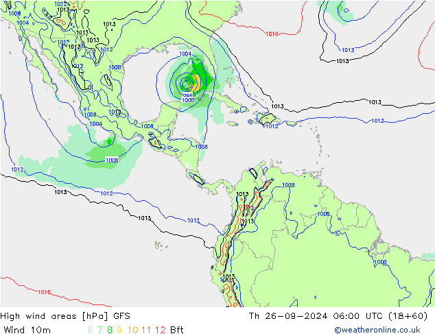 Sturmfelder GFS Do 26.09.2024 06 UTC