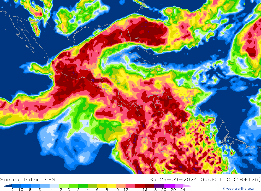 Soaring Index GFS Ne 29.09.2024 00 UTC