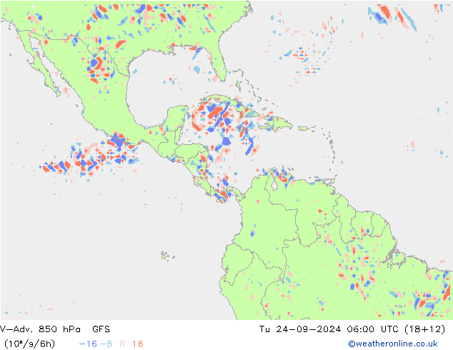 V-Adv. 850 hPa GFS mar 24.09.2024 06 UTC