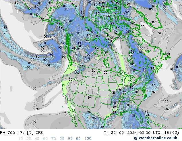 RV 700 hPa GFS do 26.09.2024 09 UTC