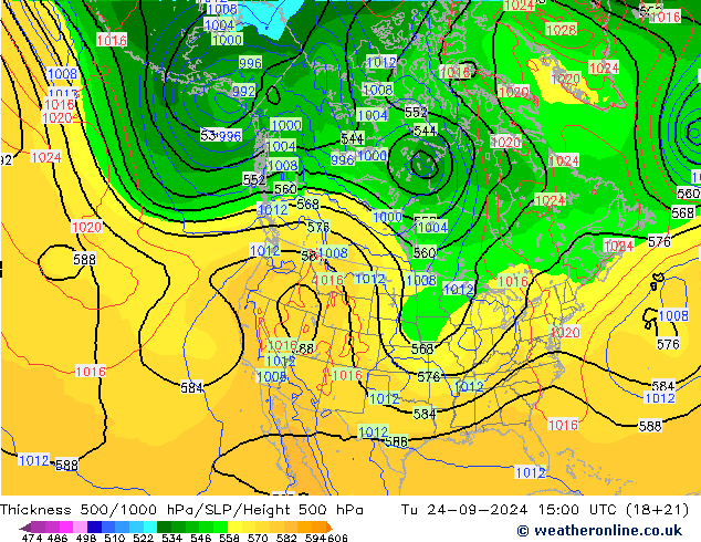 Thck 500-1000hPa GFS mar 24.09.2024 15 UTC