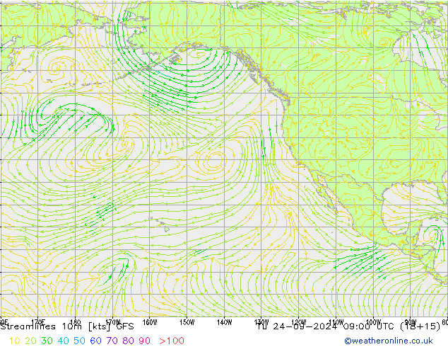  10m GFS  24.09.2024 09 UTC