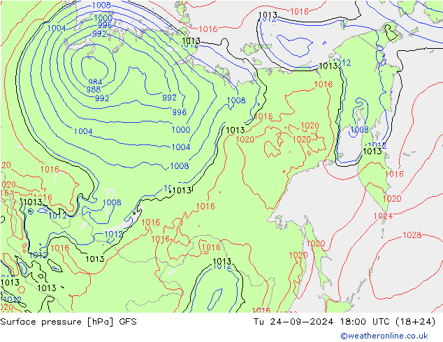 GFS: Sa 24.09.2024 18 UTC