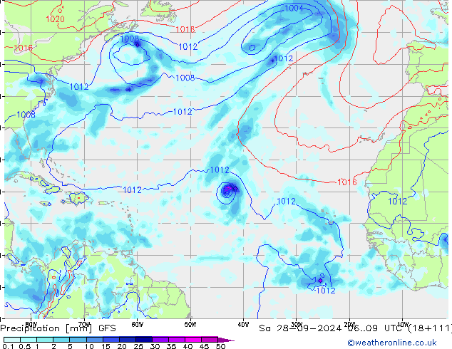 opad GFS so. 28.09.2024 09 UTC