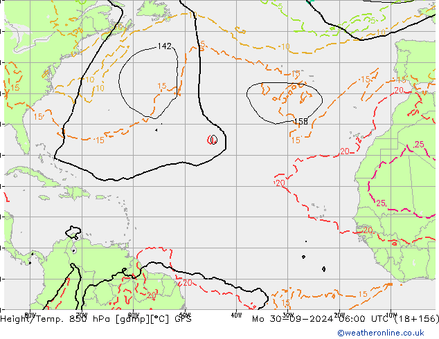 Z500/Rain (+SLP)/Z850 GFS Seg 30.09.2024 06 UTC