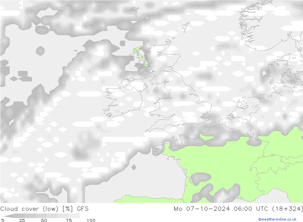 nuvens (baixo) GFS Seg 07.10.2024 06 UTC