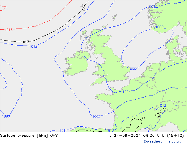 GFS: di 24.09.2024 06 UTC