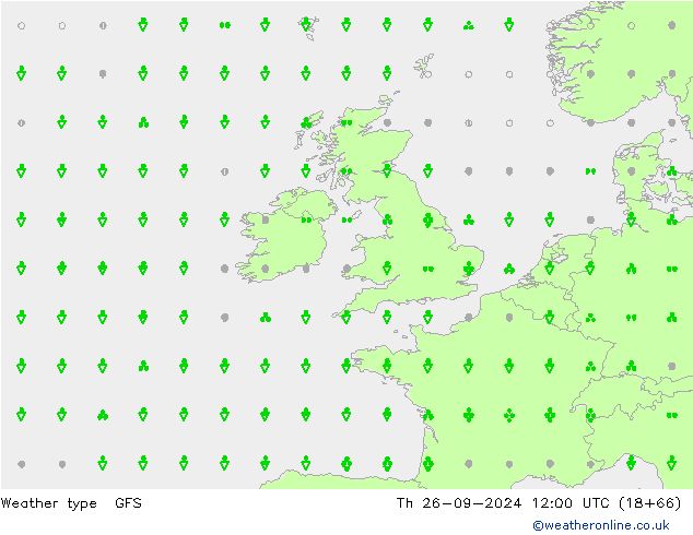 вид осадков GFS чт 26.09.2024 12 UTC