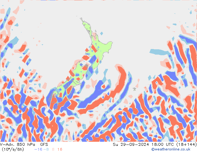 V-Adv. 850 hPa GFS Ne 29.09.2024 18 UTC