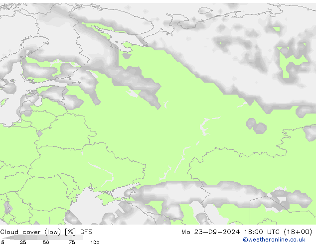 nuvens (baixo) GFS Seg 23.09.2024 18 UTC