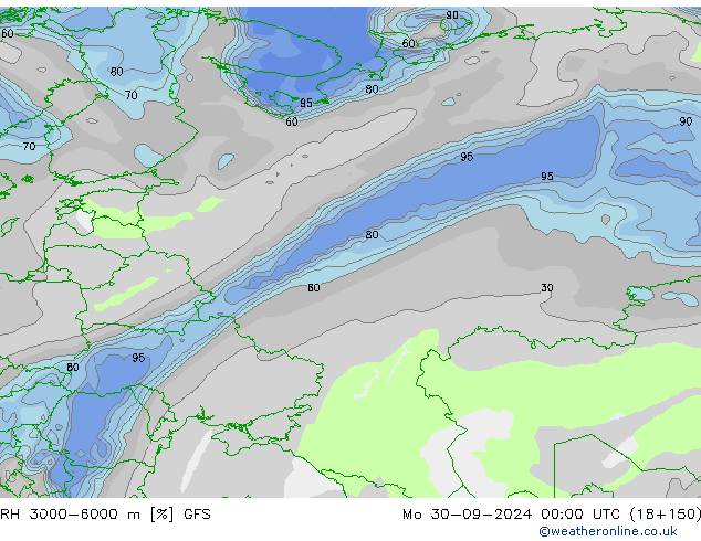 RH 3000-6000 m GFS Seg 30.09.2024 00 UTC