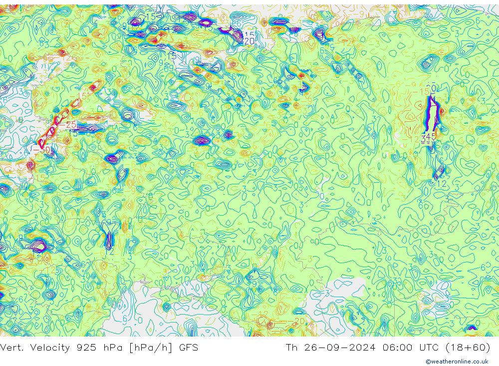 Vert. Velocity 925 hPa GFS Do 26.09.2024 06 UTC