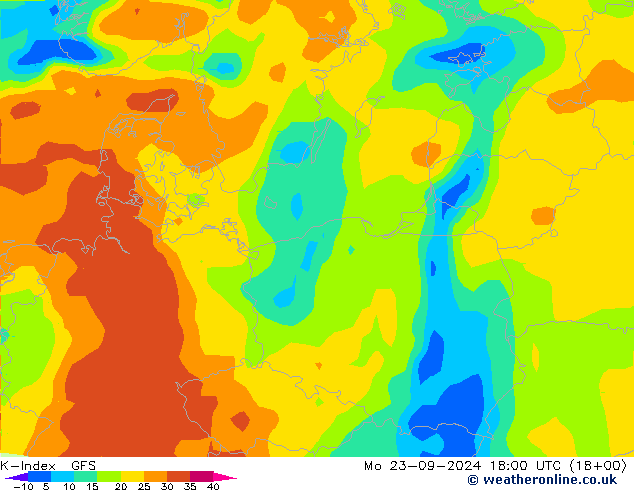 K-Index GFS Setembro 2024