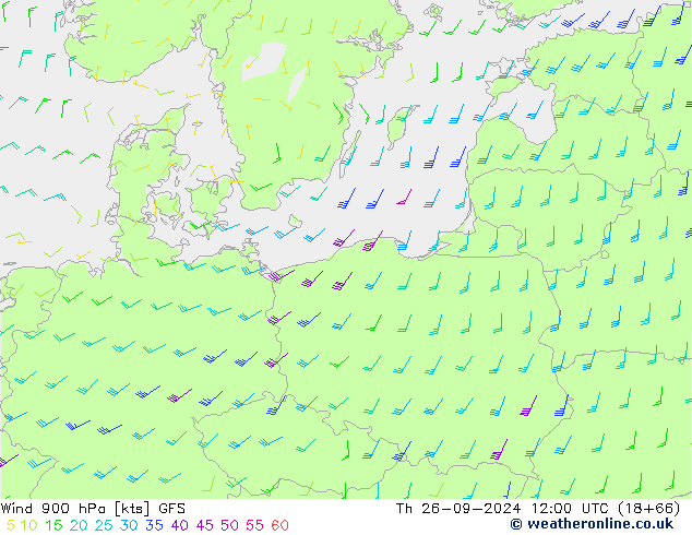  900 hPa GFS  26.09.2024 12 UTC