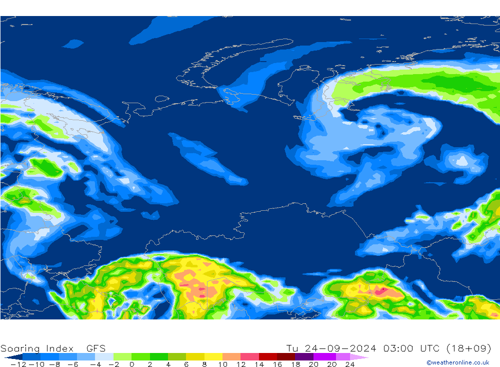 Soaring Index GFS Tu 24.09.2024 03 UTC