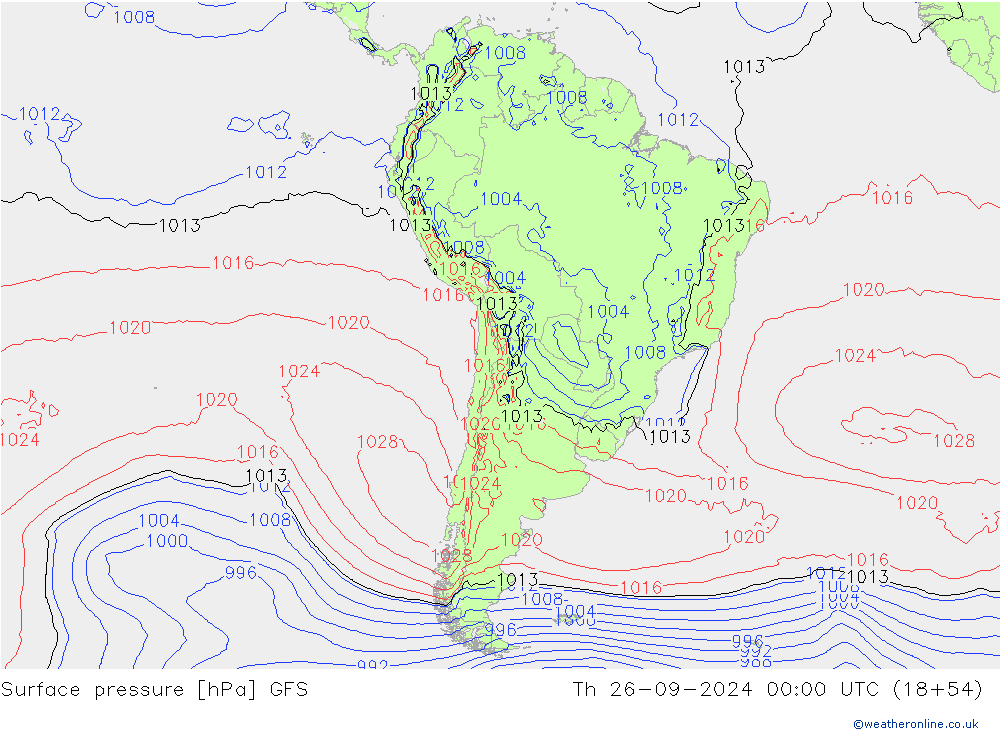 GFS: Th 26.09.2024 00 UTC