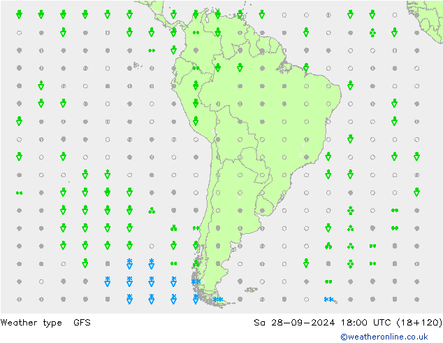 вид осадков GFS сб 28.09.2024 18 UTC