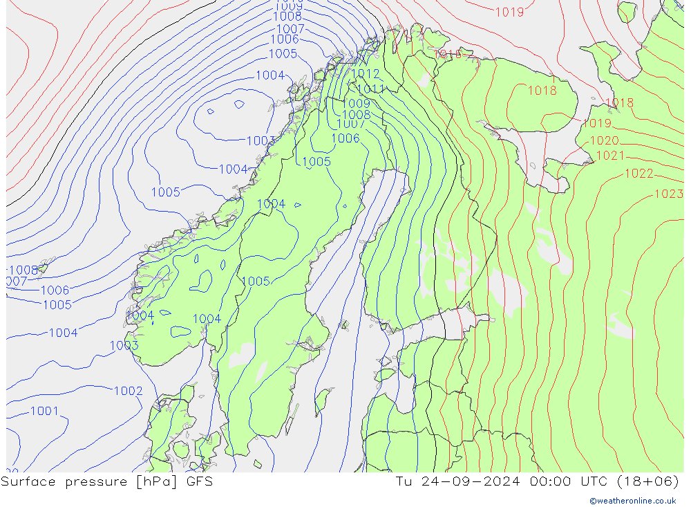 GFS: вт 24.09.2024 00 UTC