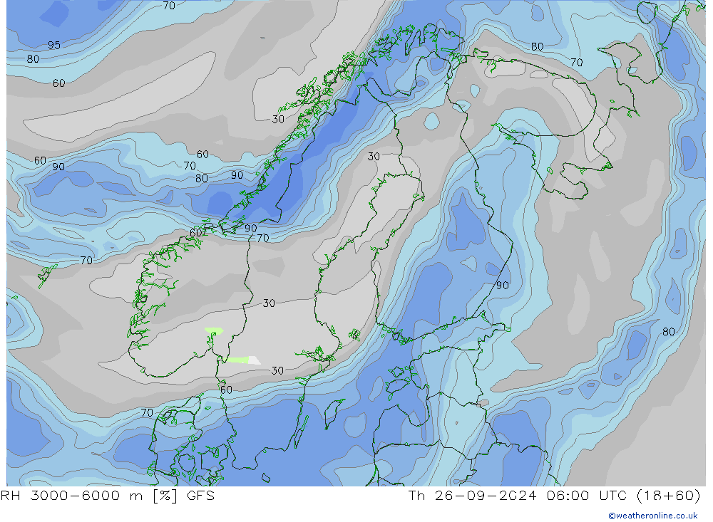 RH 3000-6000 m GFS  26.09.2024 06 UTC