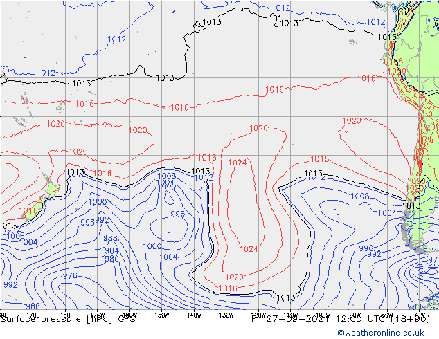 GFS: Cu 27.09.2024 12 UTC