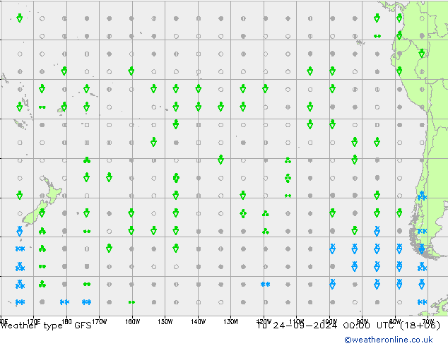 Weermodel GFS di 24.09.2024 00 UTC