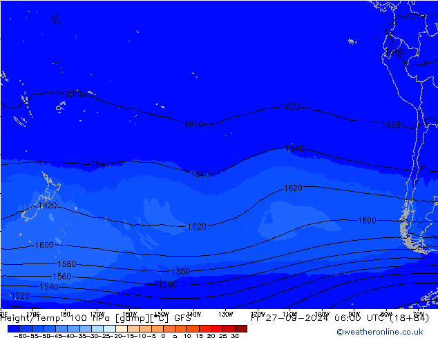 Height/Temp. 100 hPa GFS Fr 27.09.2024 06 UTC