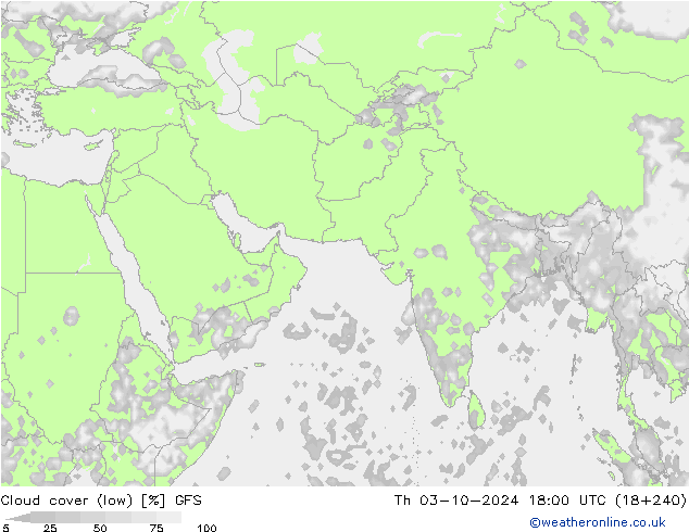 Wolken (tief) GFS Do 03.10.2024 18 UTC