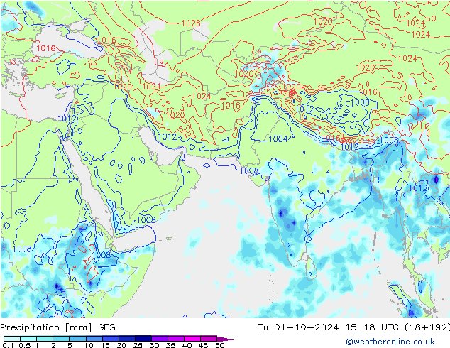 GFS: di 01.10.2024 18 UTC