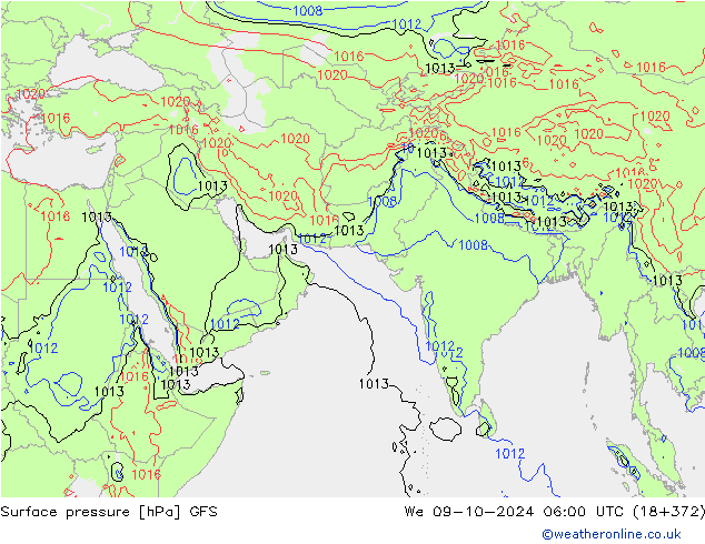 GFS: ср 09.10.2024 06 UTC