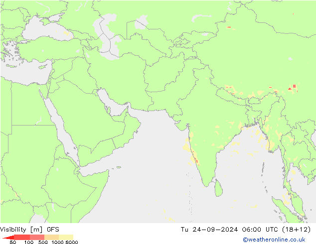 Visibilità GFS mar 24.09.2024 06 UTC