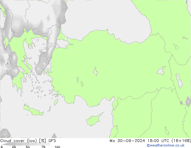 nuvens (baixo) GFS Seg 30.09.2024 18 UTC