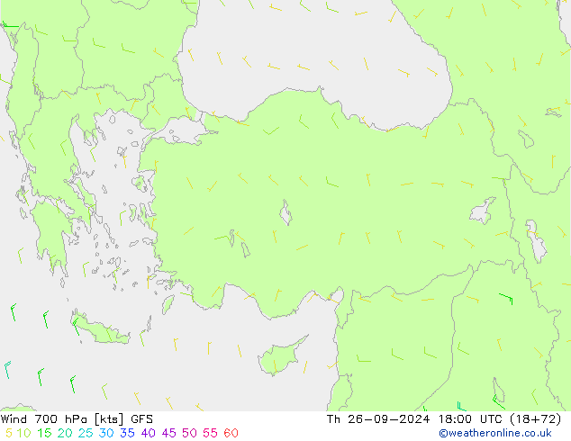  700 hPa GFS  26.09.2024 18 UTC