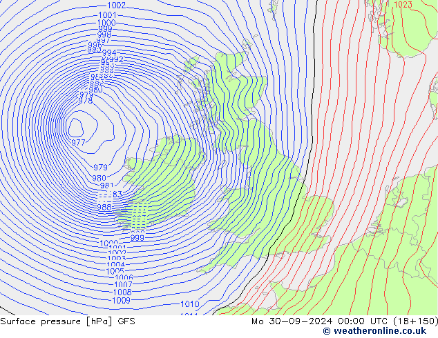 GFS: Mo 30.09.2024 00 UTC