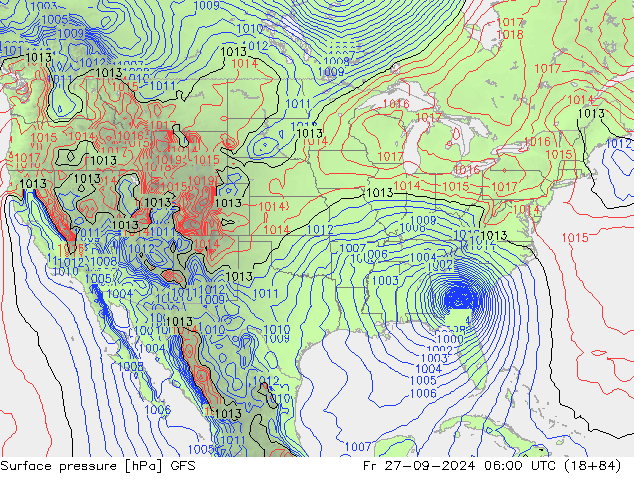 GFS: Pá 27.09.2024 06 UTC