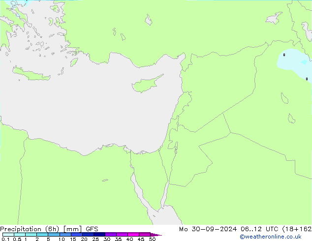 Z500/Rain (+SLP)/Z850 GFS pon. 30.09.2024 12 UTC