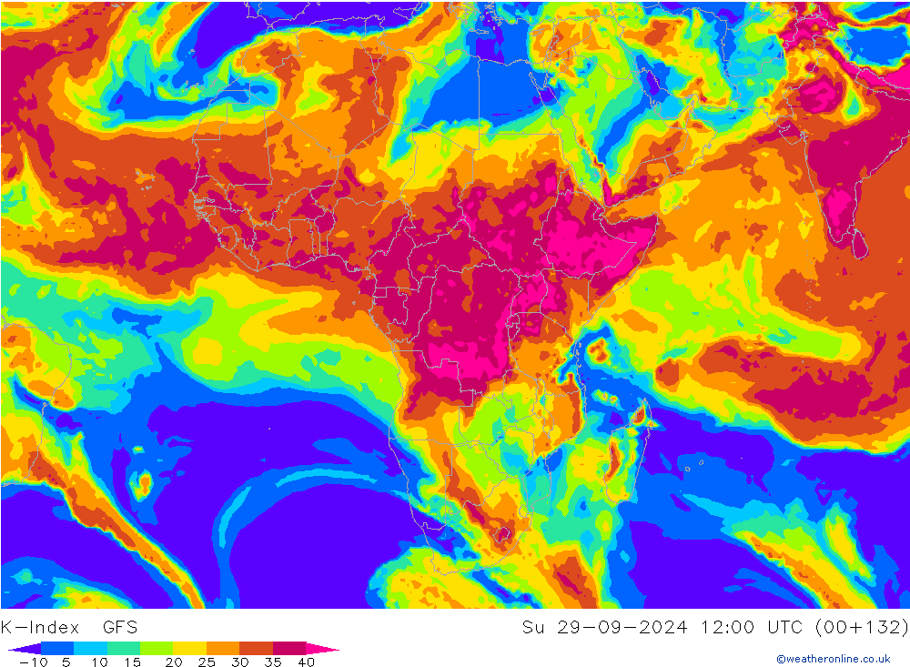 K-Index GFS Su 29.09.2024 12 UTC