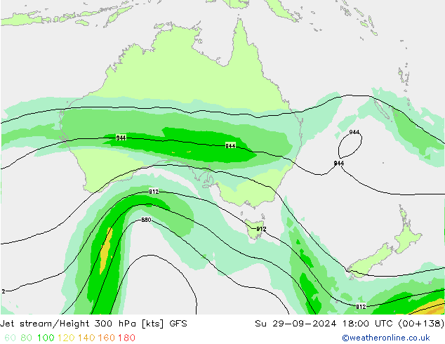 джет GFS Вс 29.09.2024 18 UTC