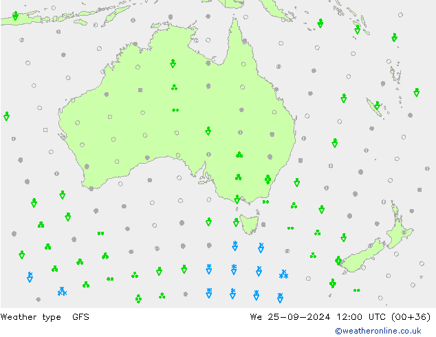 Modellwetter GFS Mi 25.09.2024 12 UTC