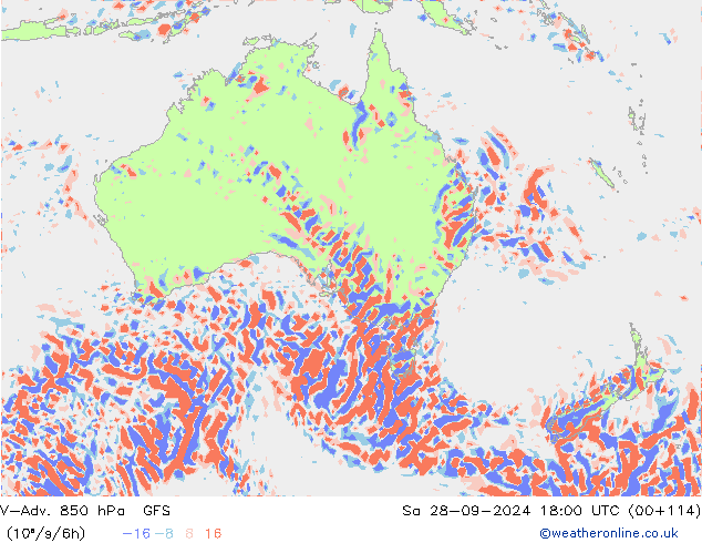 V-Adv. 850 hPa GFS so. 28.09.2024 18 UTC