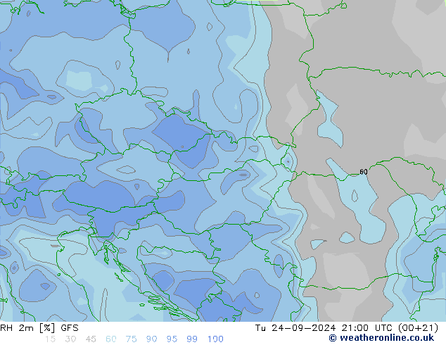 RV 2m GFS di 24.09.2024 21 UTC