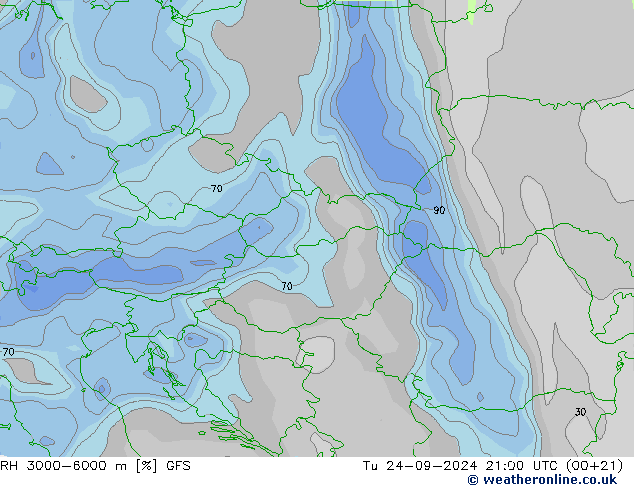 RH 3000-6000 m GFS  24.09.2024 21 UTC