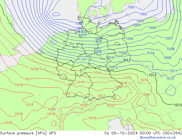 GFS: sab 05.10.2024 00 UTC