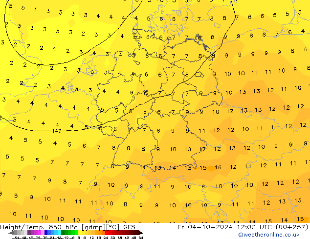 GFS: Fr 04.10.2024 12 UTC