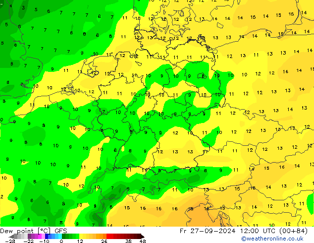 Dauwpunt GFS september 2024