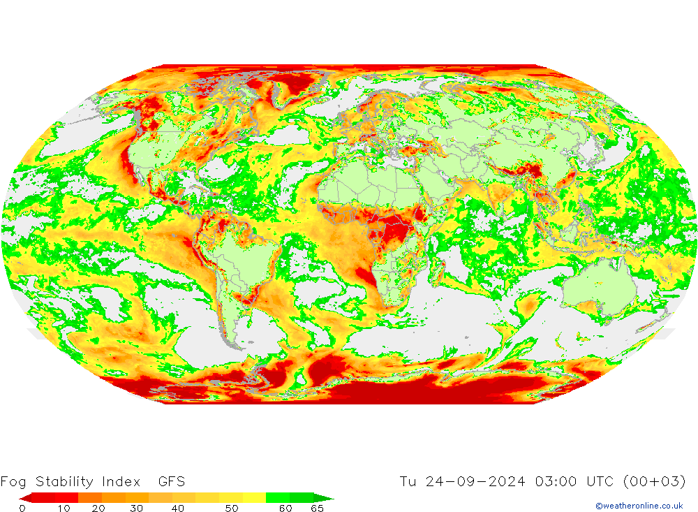 Fog Stability Index GFS mar 24.09.2024 03 UTC