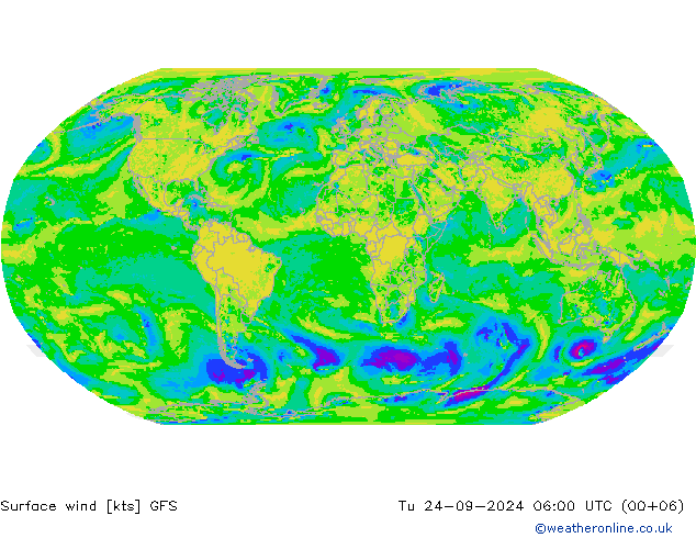 Prec 6h/Wind 10m/950 GFS Ter 24.09.2024 06 UTC