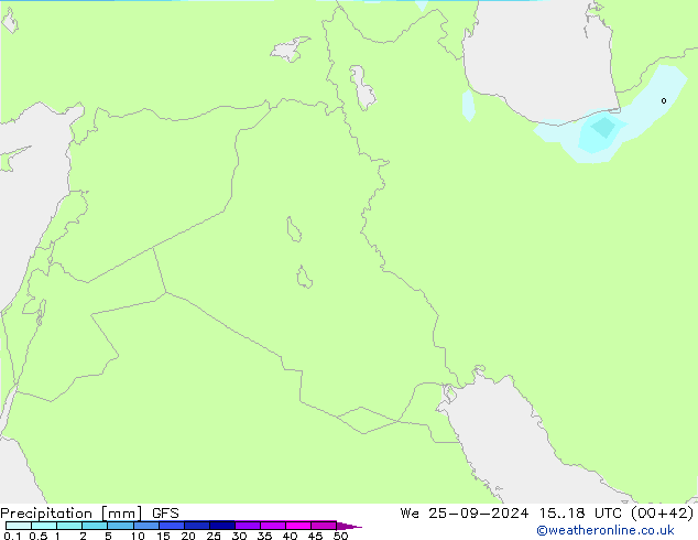 Niederschlag GFS Mi 25.09.2024 18 UTC